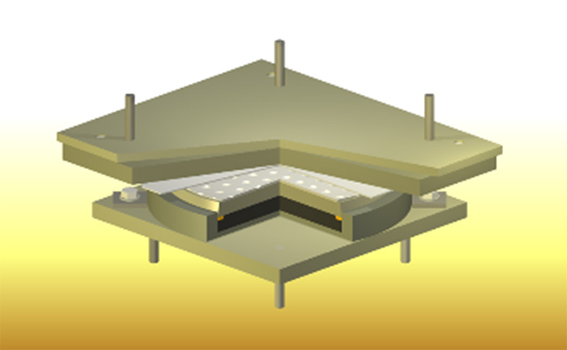 雙向活動型盤式支承