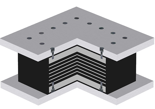 橡膠支承剖面圖
